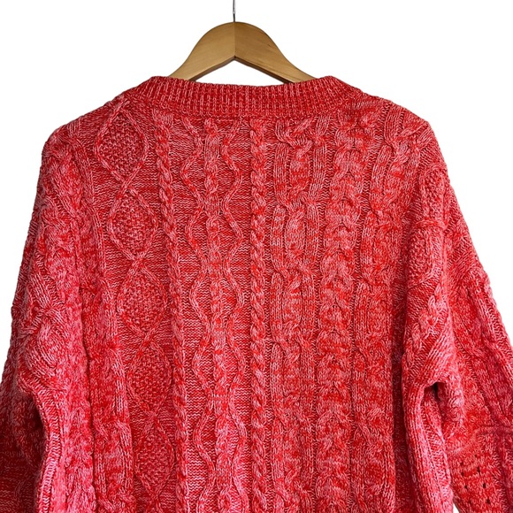 Pilcro (Anthropologie) cable knit oversized sweater size M excellent condition - Picture 7 of 9